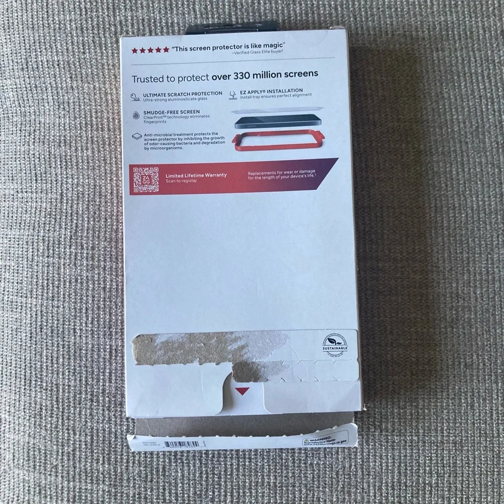 NEW ZAGG Apple iPhone 15 Plus Glass Elite Screen Protector